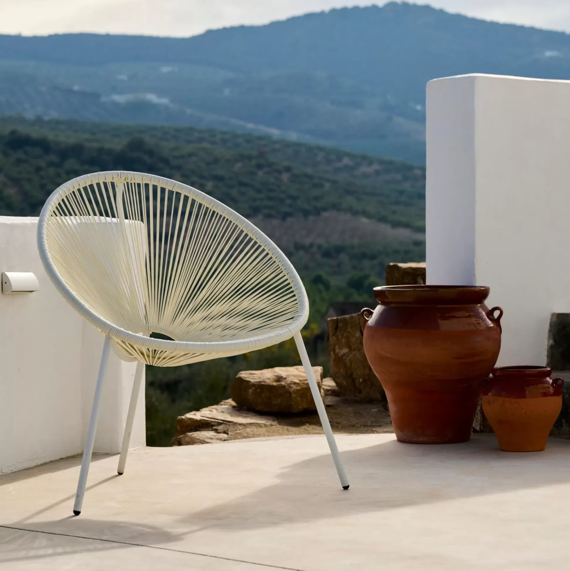 Acapulco Silla Lounge Blanco