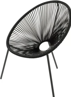 Acapulco Silla Lounge Negro