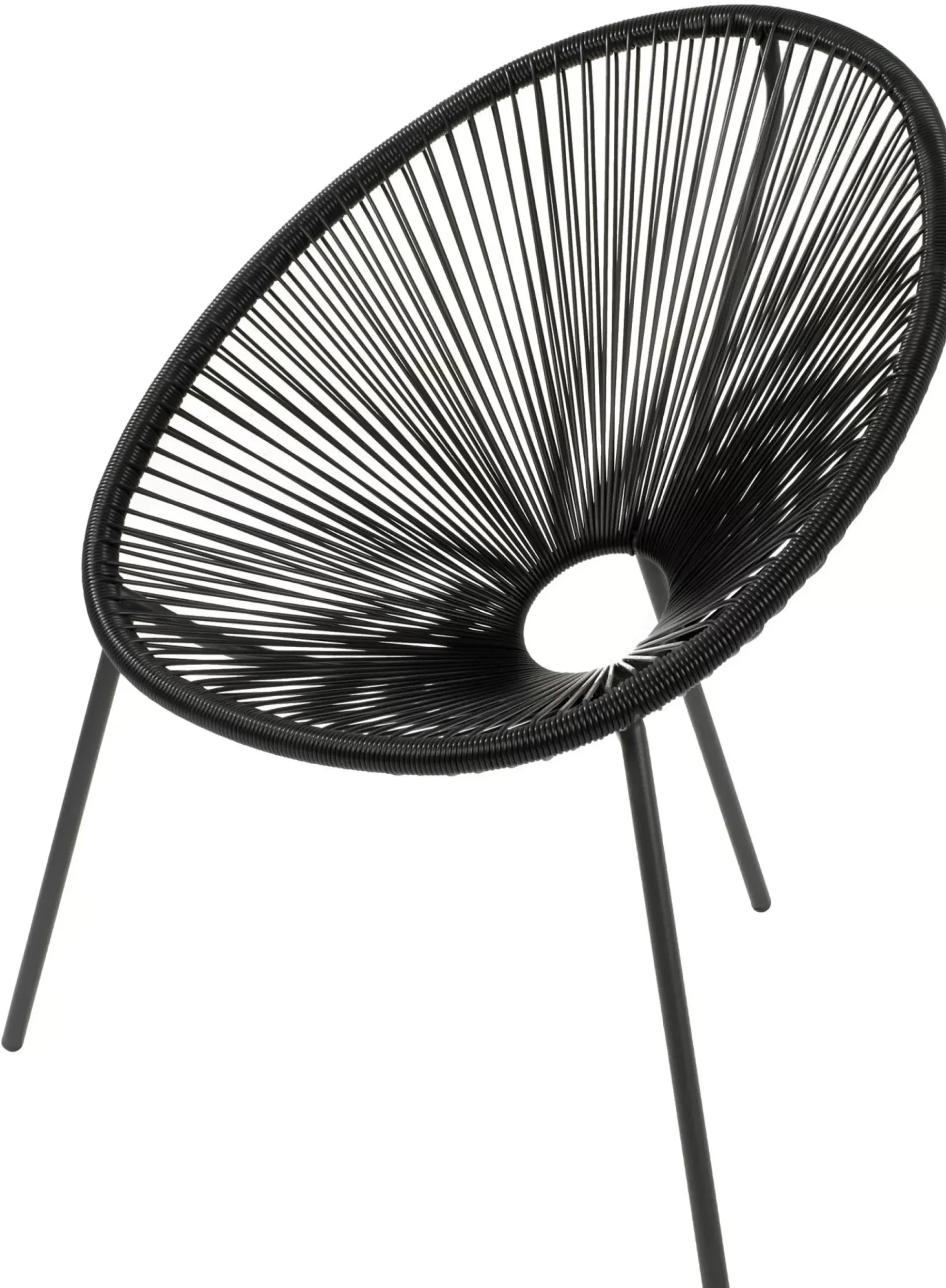 Acapulco Silla Lounge Negro