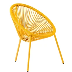 Acapulco Silla Para Ninos Amarillo