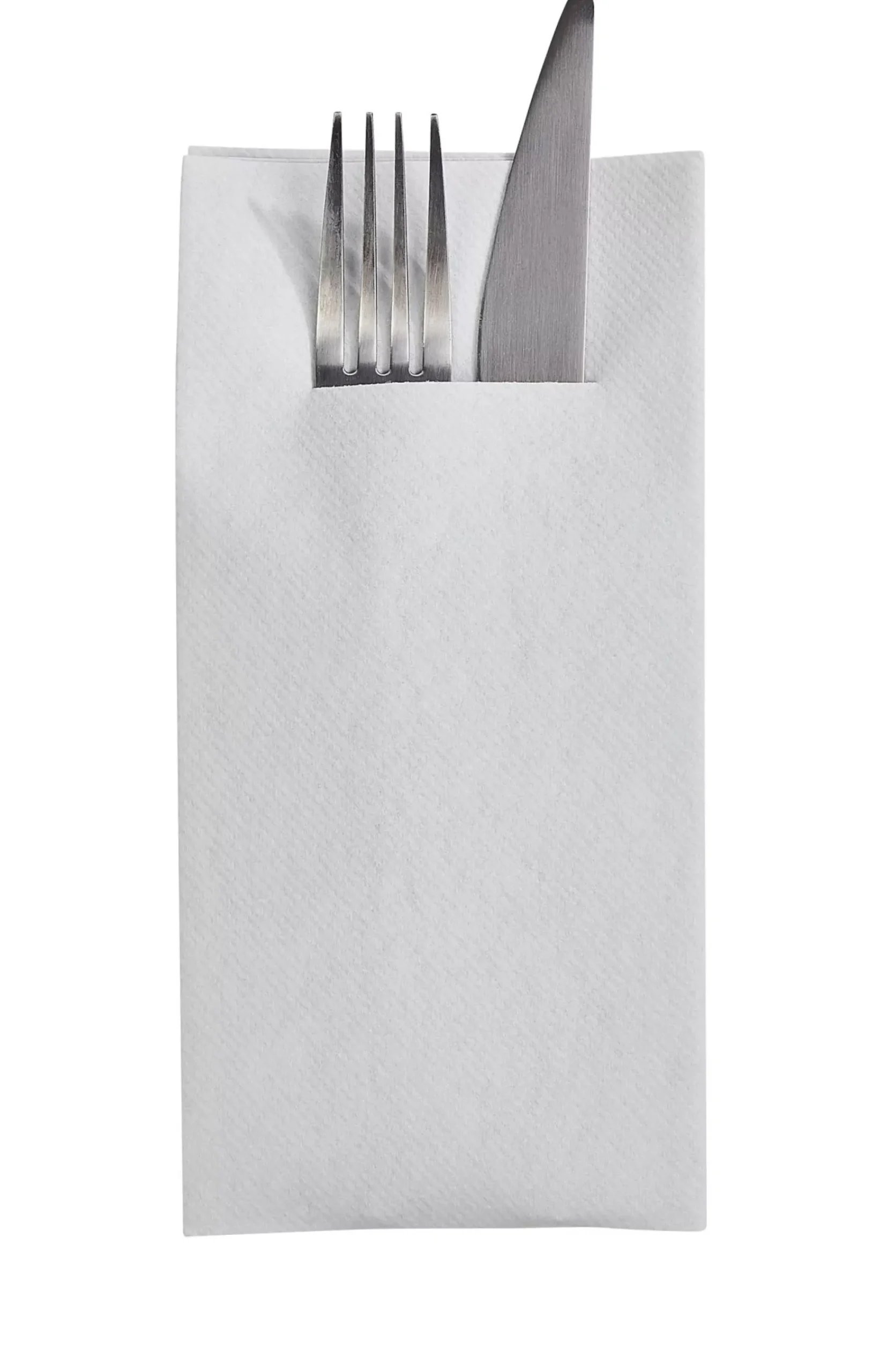 Airlaid Servill./Cubiert. Juego De 12 Gris