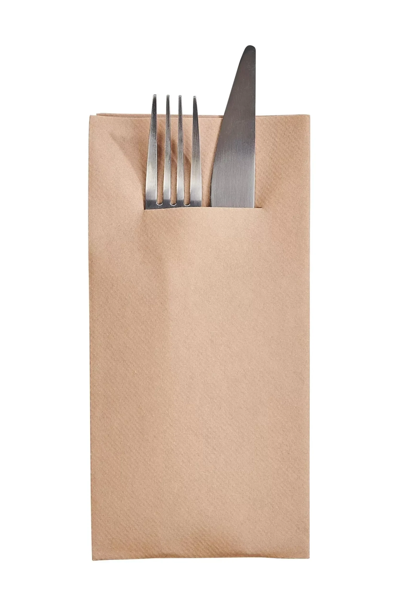 Airlaid Servill./Cubiert. Juego De 12 Marron