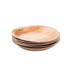 Areca Leaf Platos Juego De 6 Natural