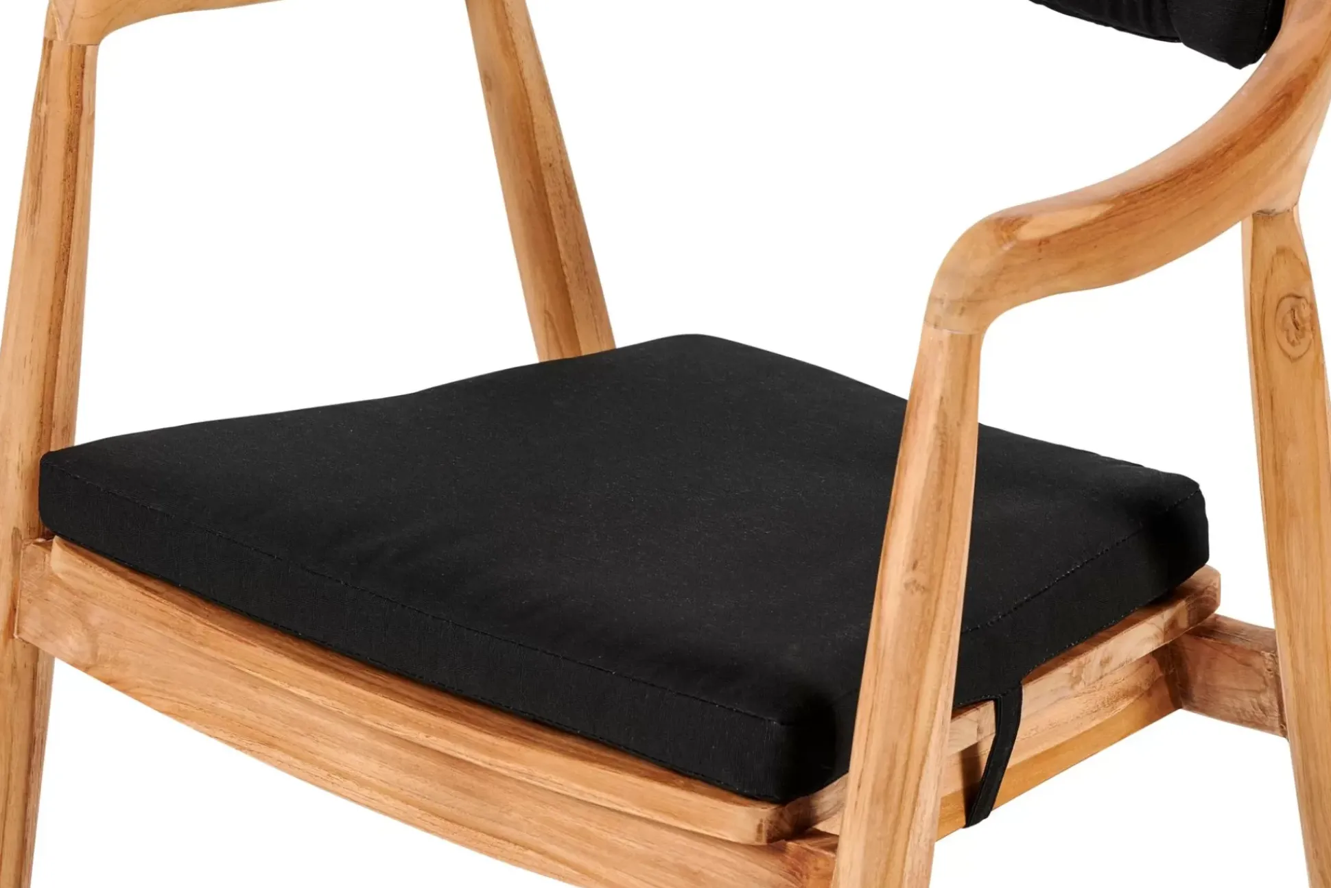 August Cojin De Asiento Negro