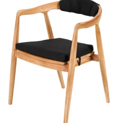 August Cojin De Asiento Negro