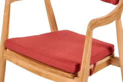 August Cojin De Asiento Rojo