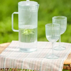 Aura Green Jarra Con Tapa Verde