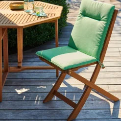 Azur Cojines De Jardín Para Silla Pleg Verde