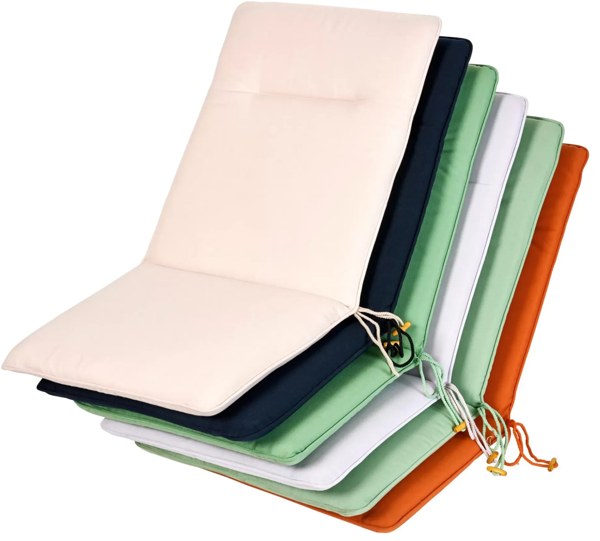 Azur Cojines De Jardín Para Silla Pleg Gris Claro