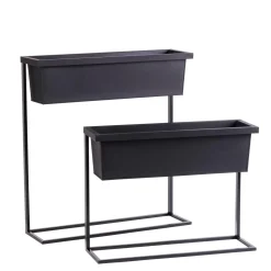 Balco Caja Para Plantas Negro