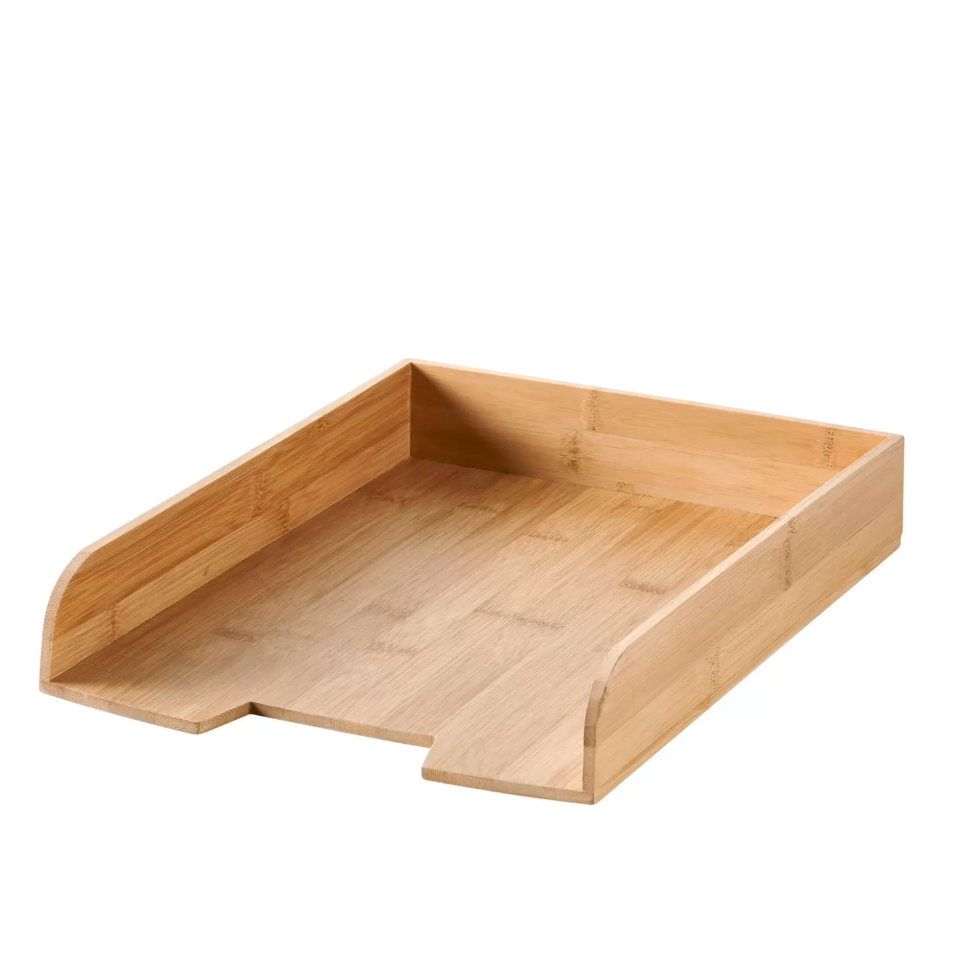 Bamboo Caja Para Cartas Natural