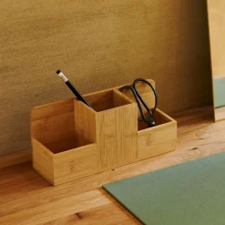 Bamboo Cubilete/Boligrafos Natural