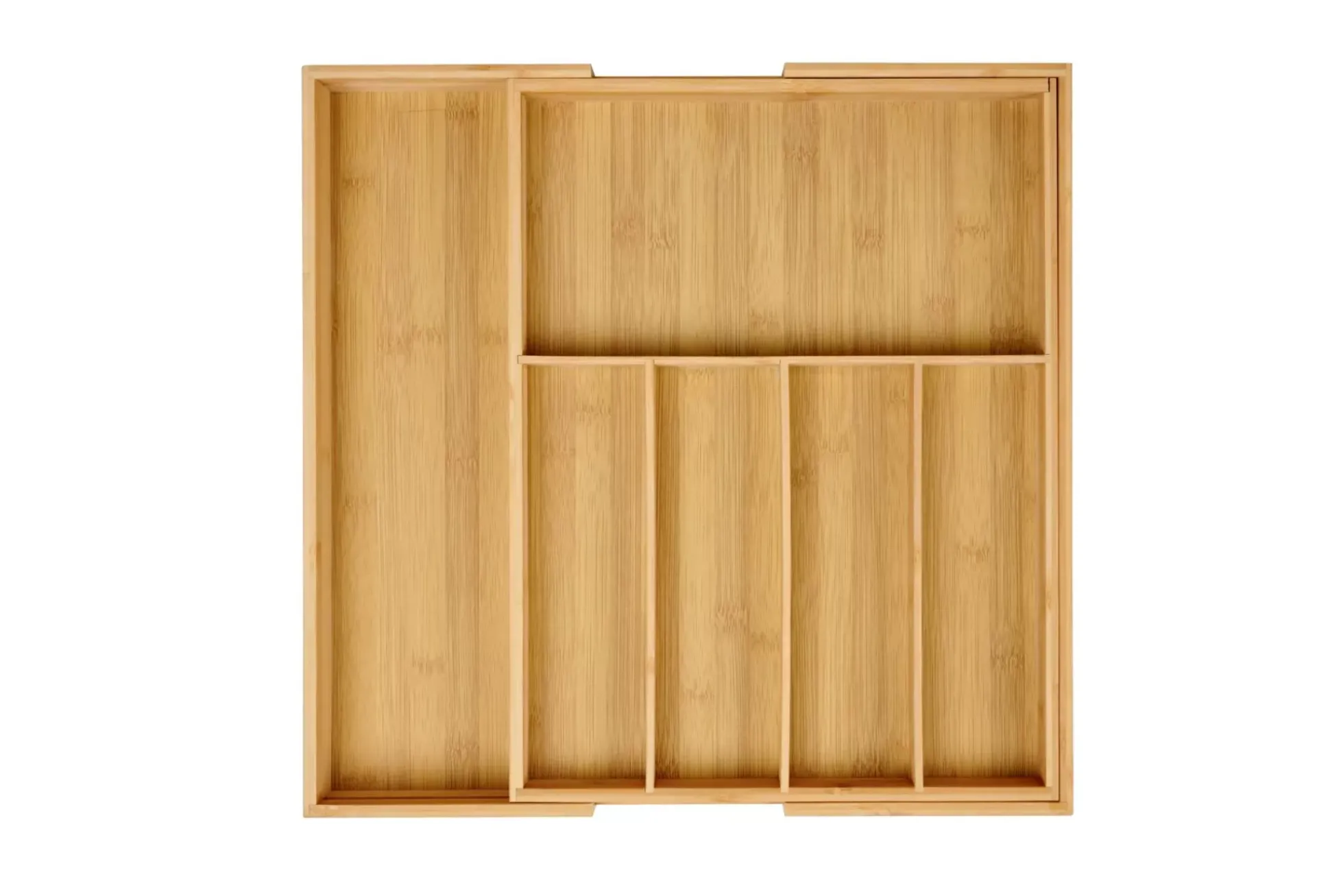 Bamboo Organizador Cajon Extensible Natural