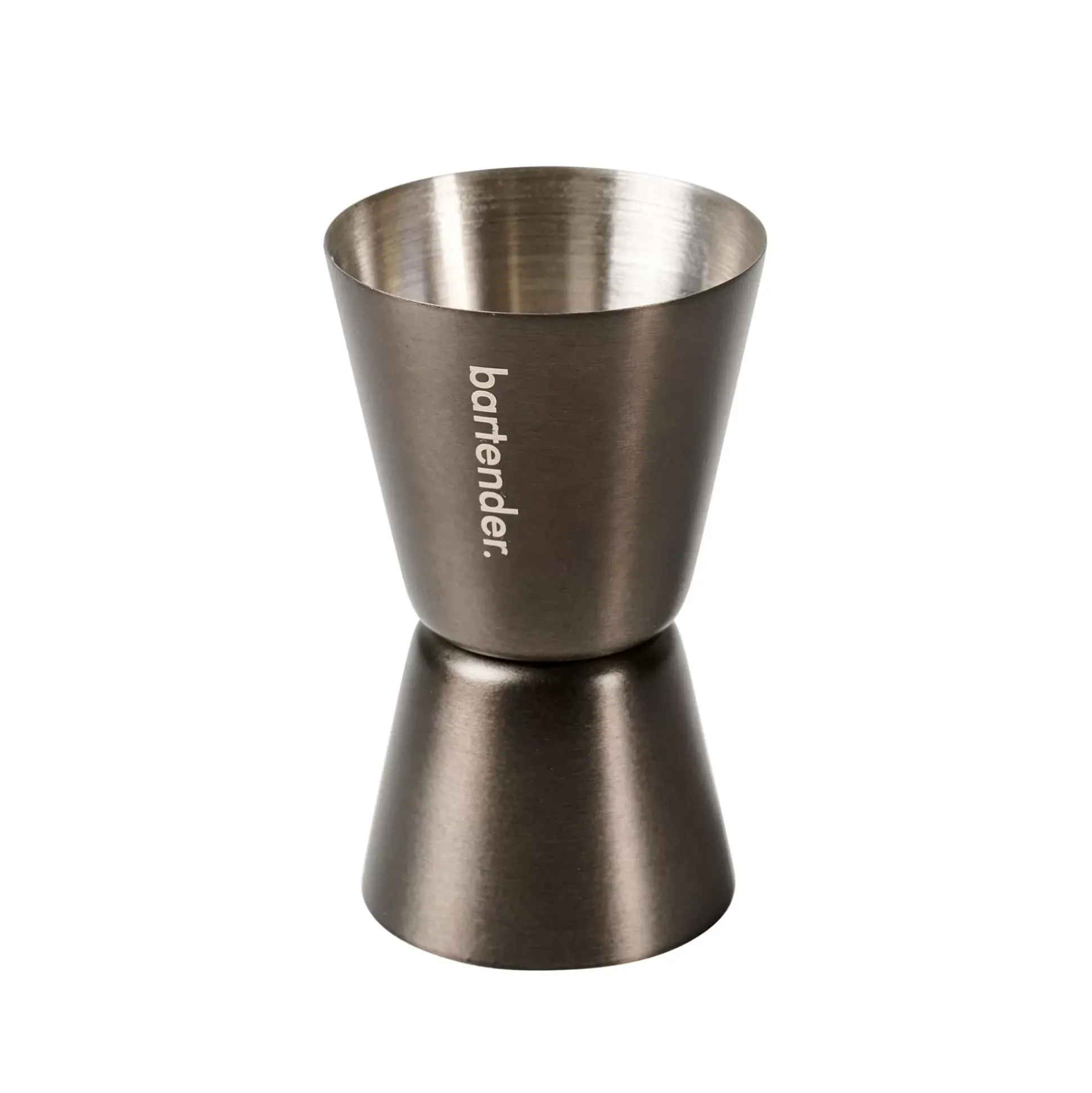 Bartender Vaso Graduado Gris Oscuro