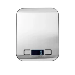Basic Balanza Cocina Digital Metal, Plateado