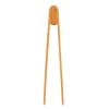 Basic Bamboo Tenazas Para Barbacoa Natural