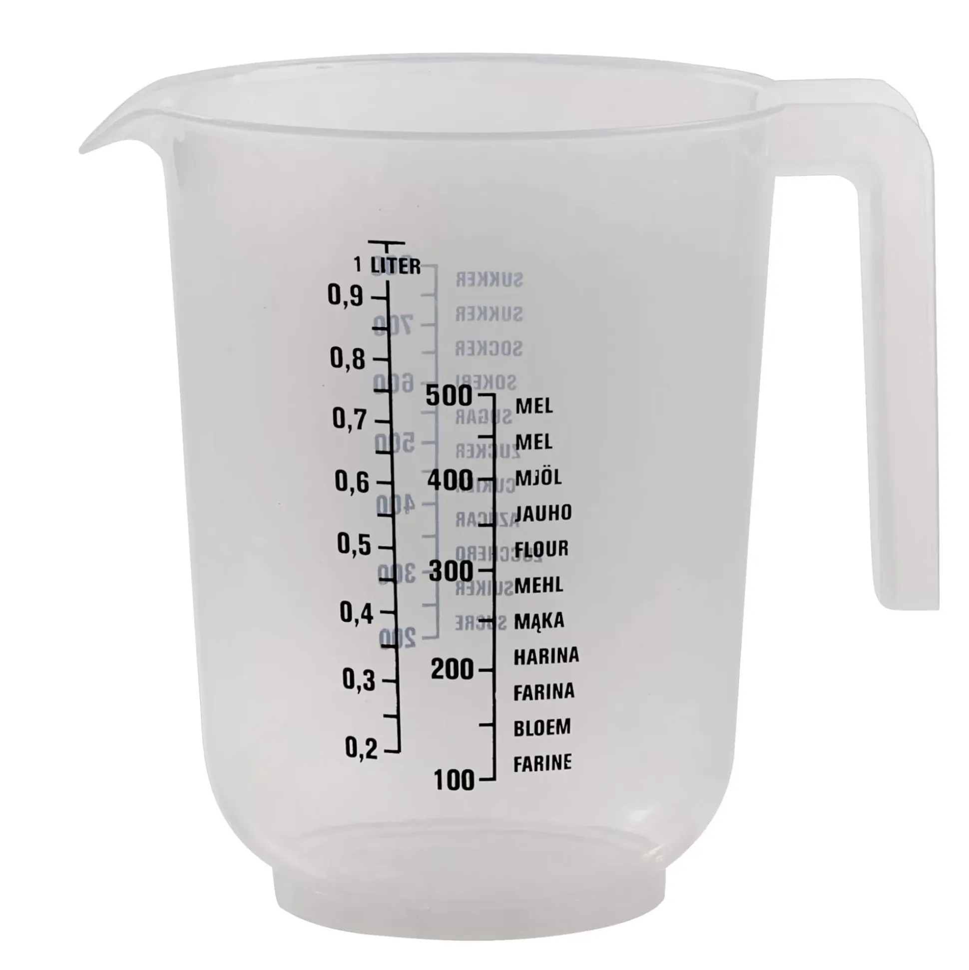 Basic Vaso Graduado Transparente