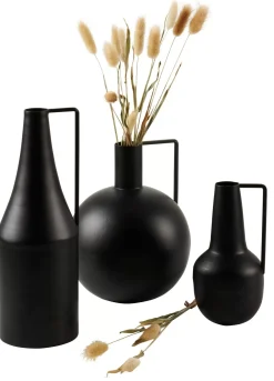 Basta Florero Esferico Negro
