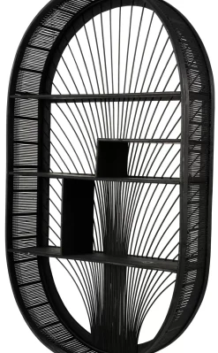 Bavi Estanteria De Pared Negro