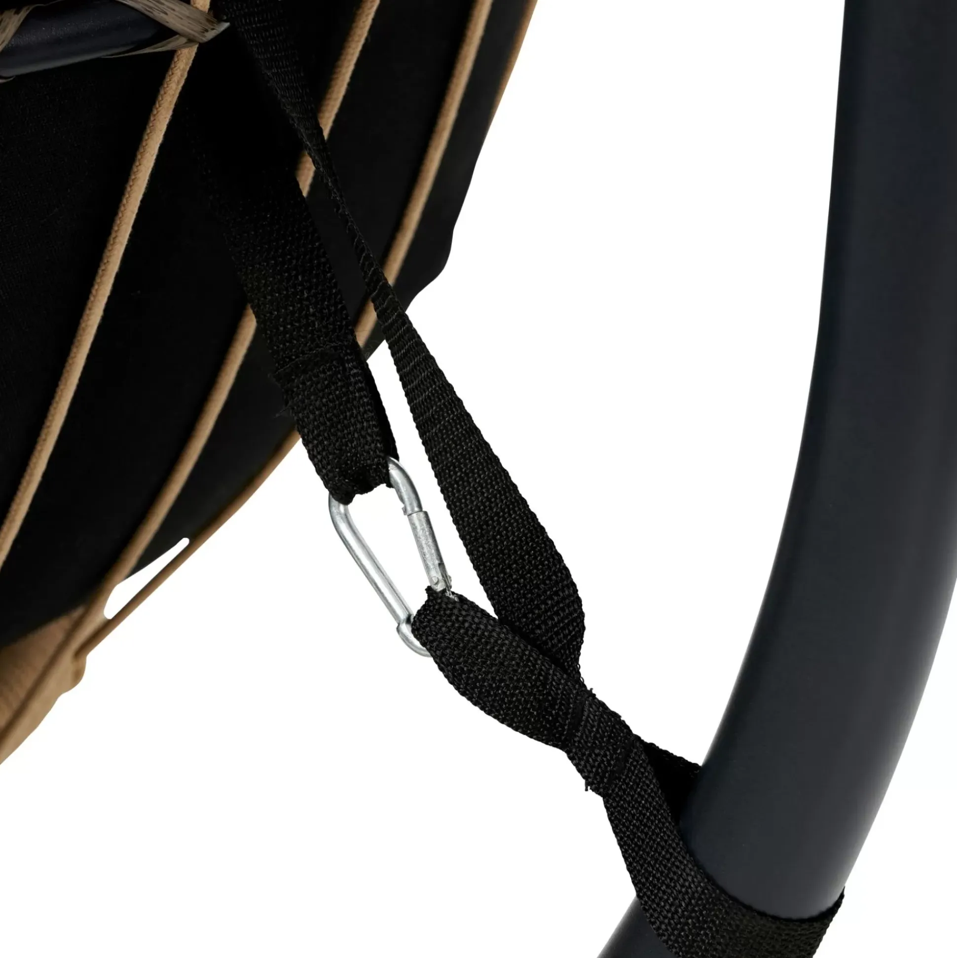 Bazai Silla Colgante Con Soporte Negro