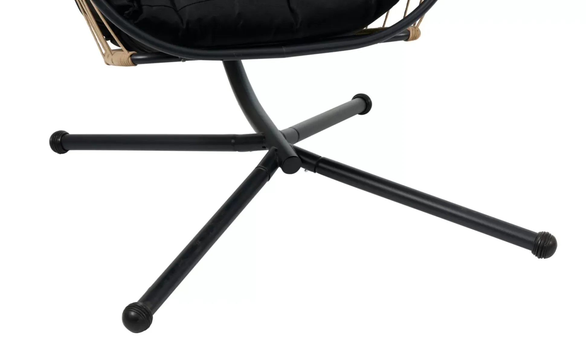 Bazai Silla Colgante Con Soporte Negro