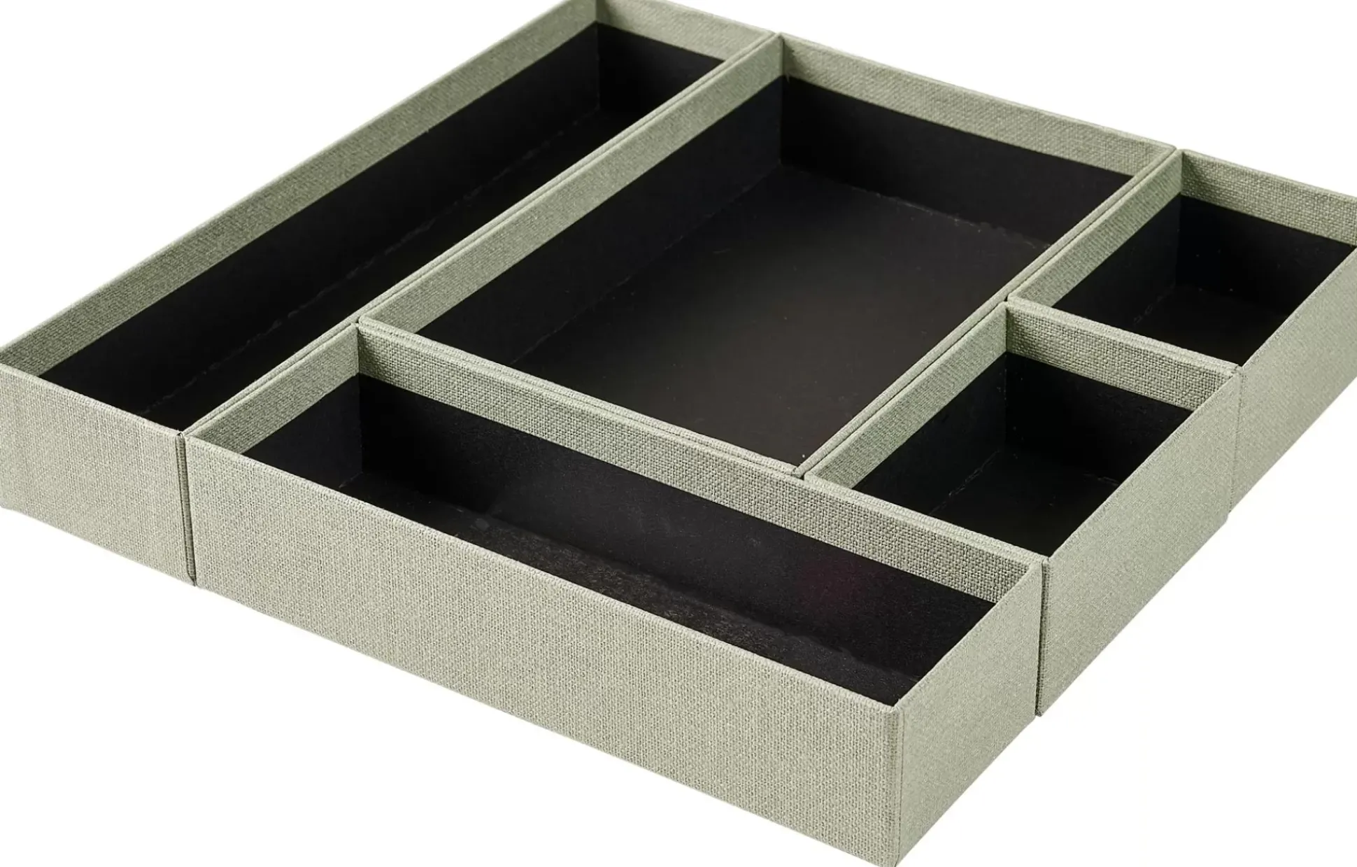 Bigso Organizador De Cajon 5 Partes Suelt. Menta