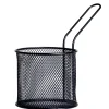 Black Cesta Para Servir Negro