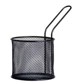 Black Cesta Para Servir Negro