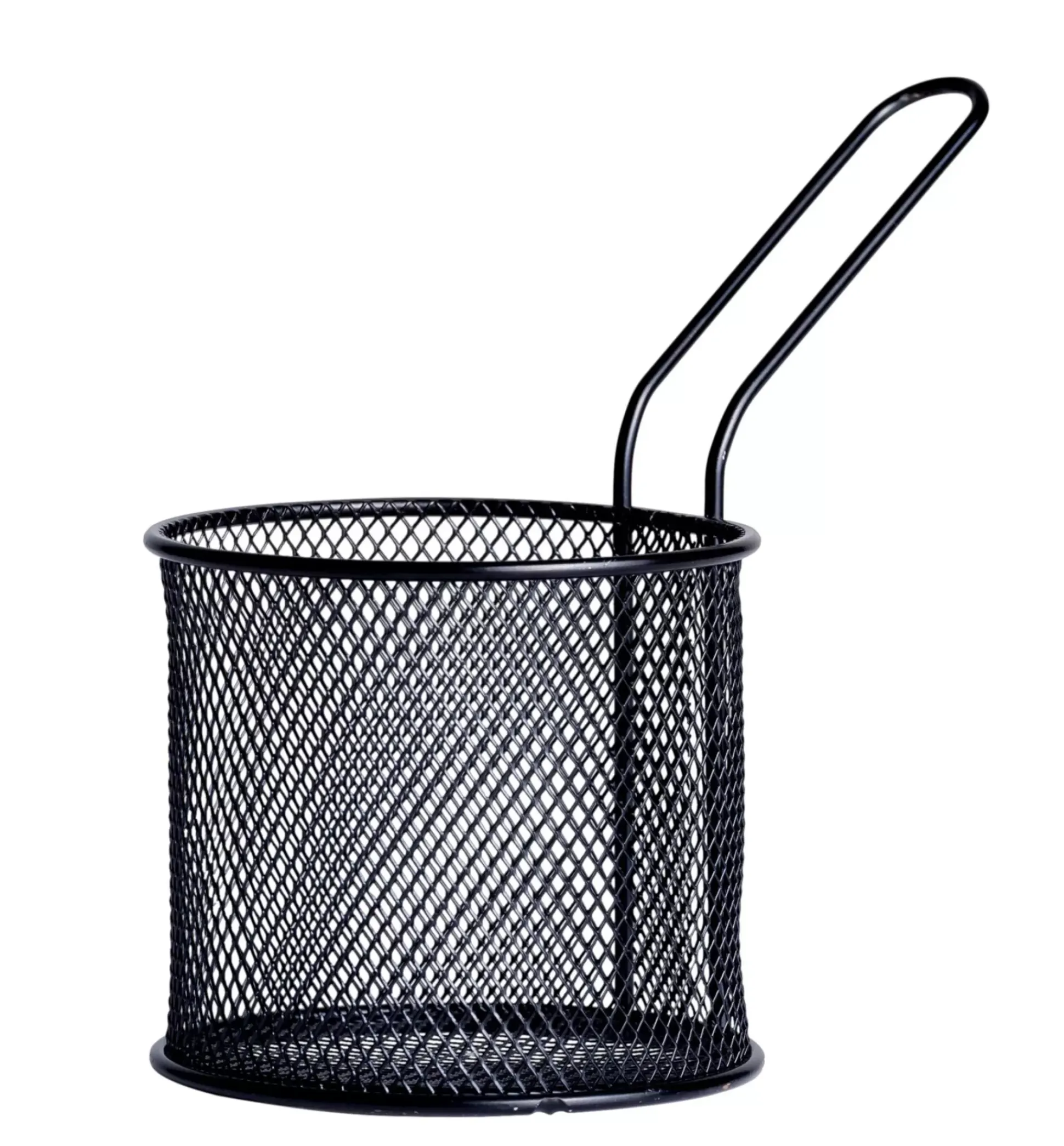 Black Cesta Para Servir Negro