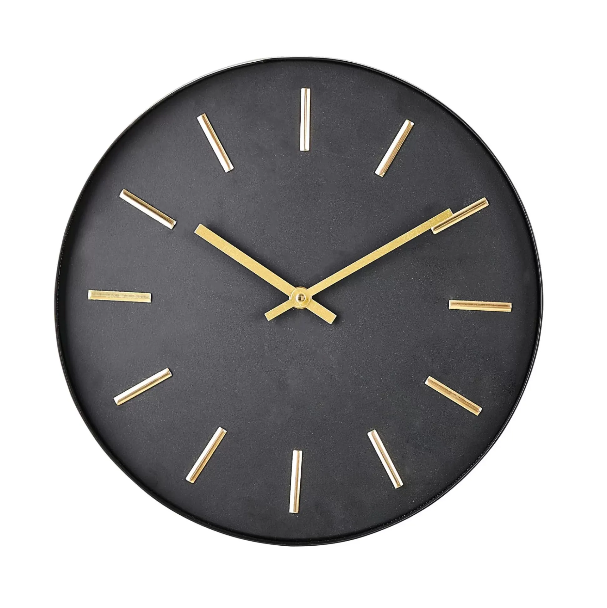 Black Reloj De Pared Negro