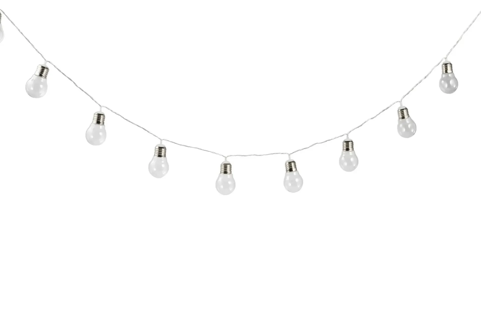Bulb Guirnalda Solar 10 Leds Transparente