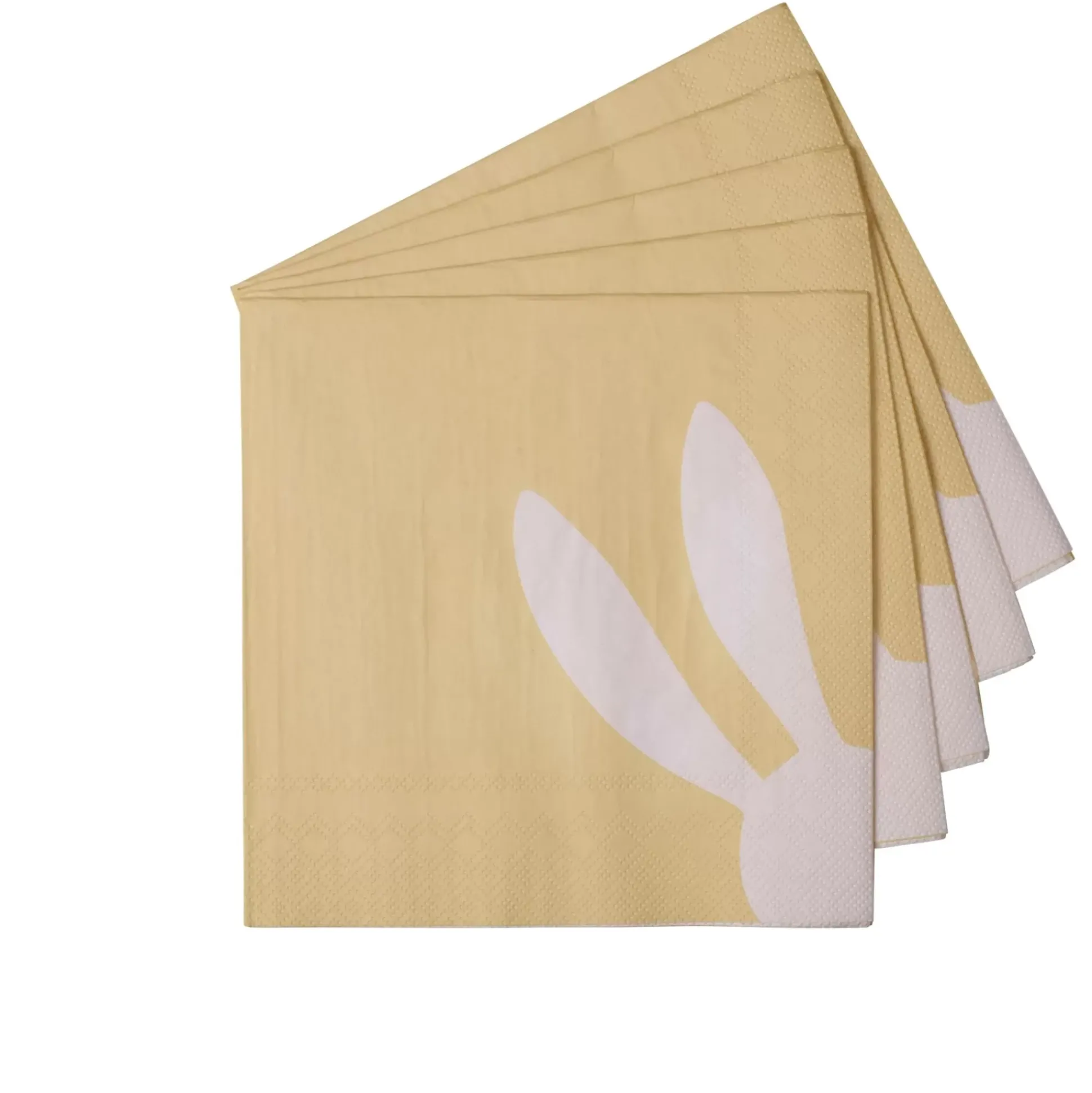 Bunny Paquete De 20 Servilletas Amarillo