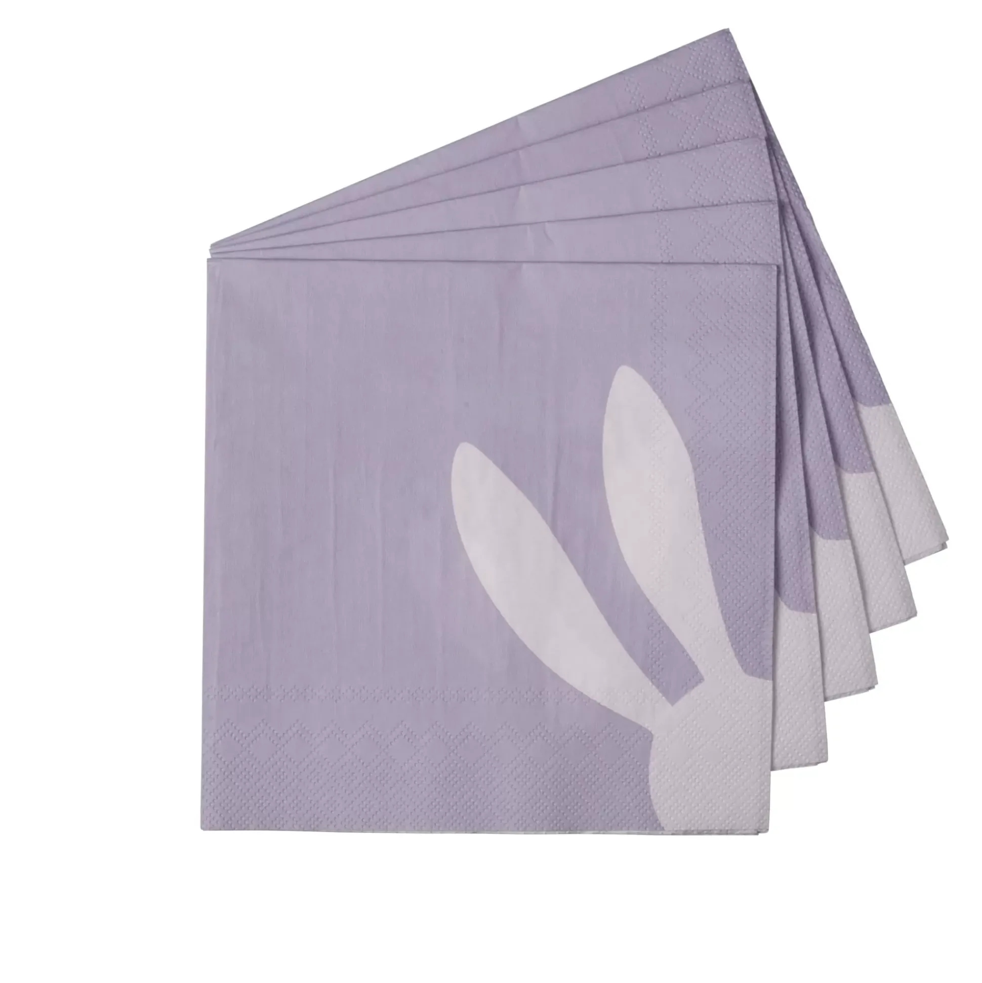 Bunny Paquete De 20 Servilletas Morado