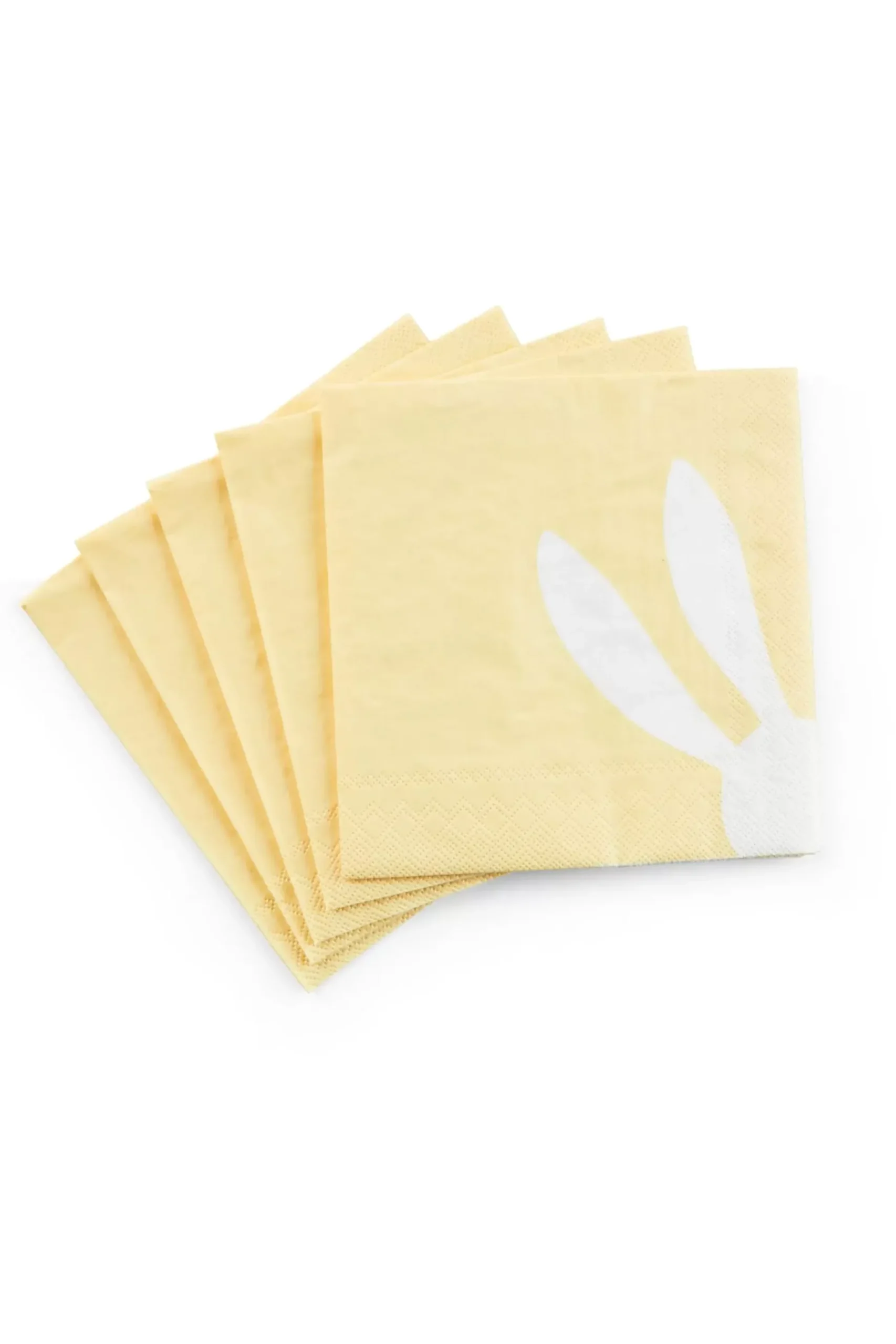 Bunny Paquete De 20 Servilletas Amarillo