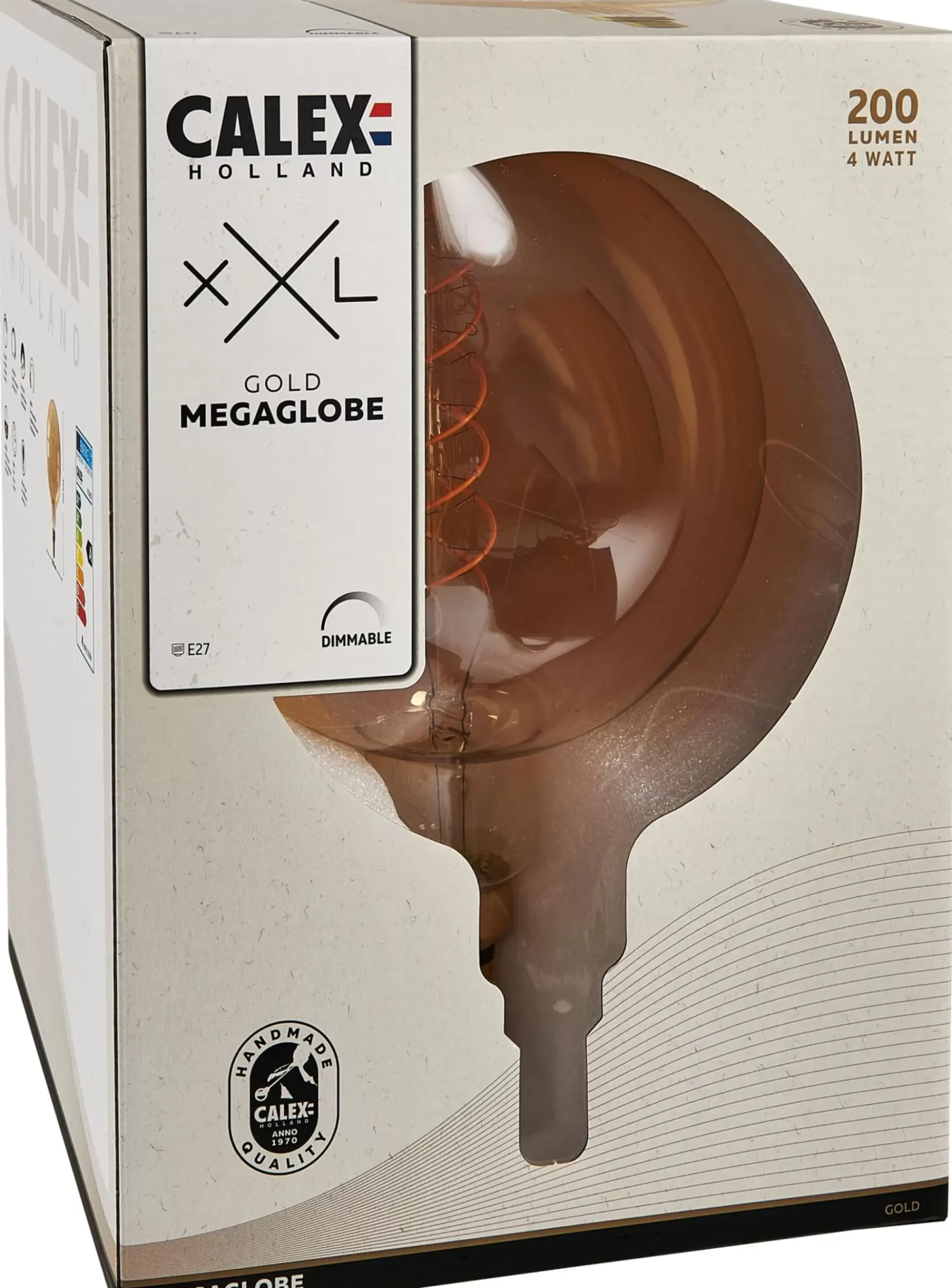 Calex Bombilla Filamento E27 2200K, 250 Lumenes