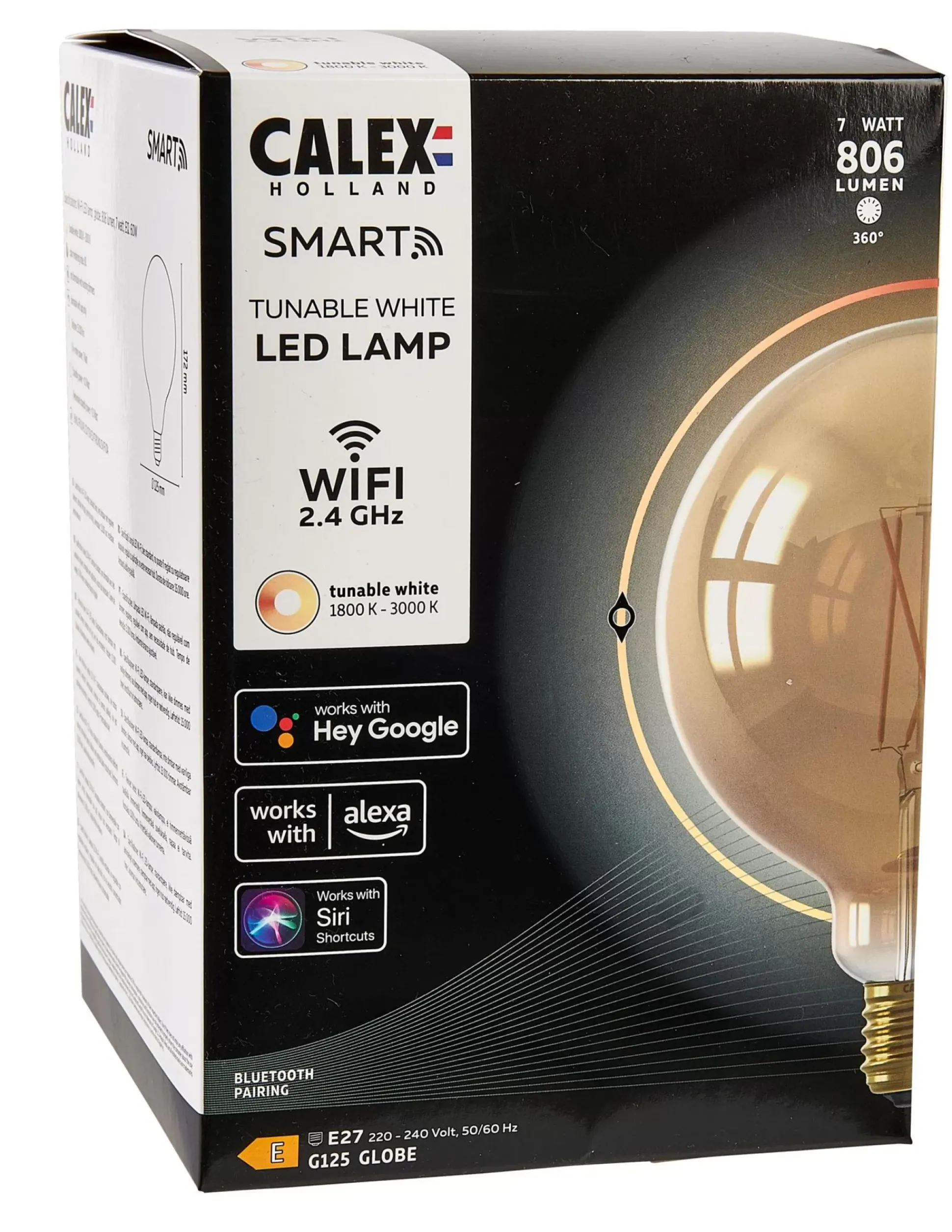Calex Smart Lampara Led E27 1800-3000K