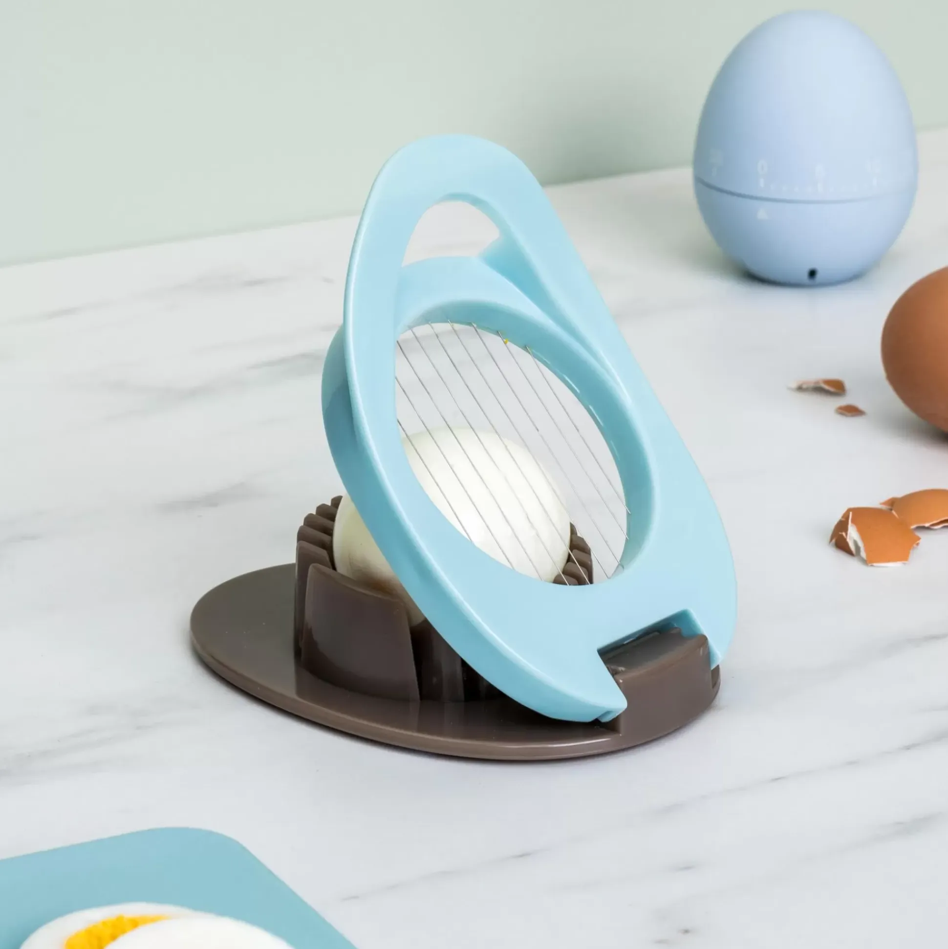 Casa Kitchen Cortador De Huevos Gris, Azul