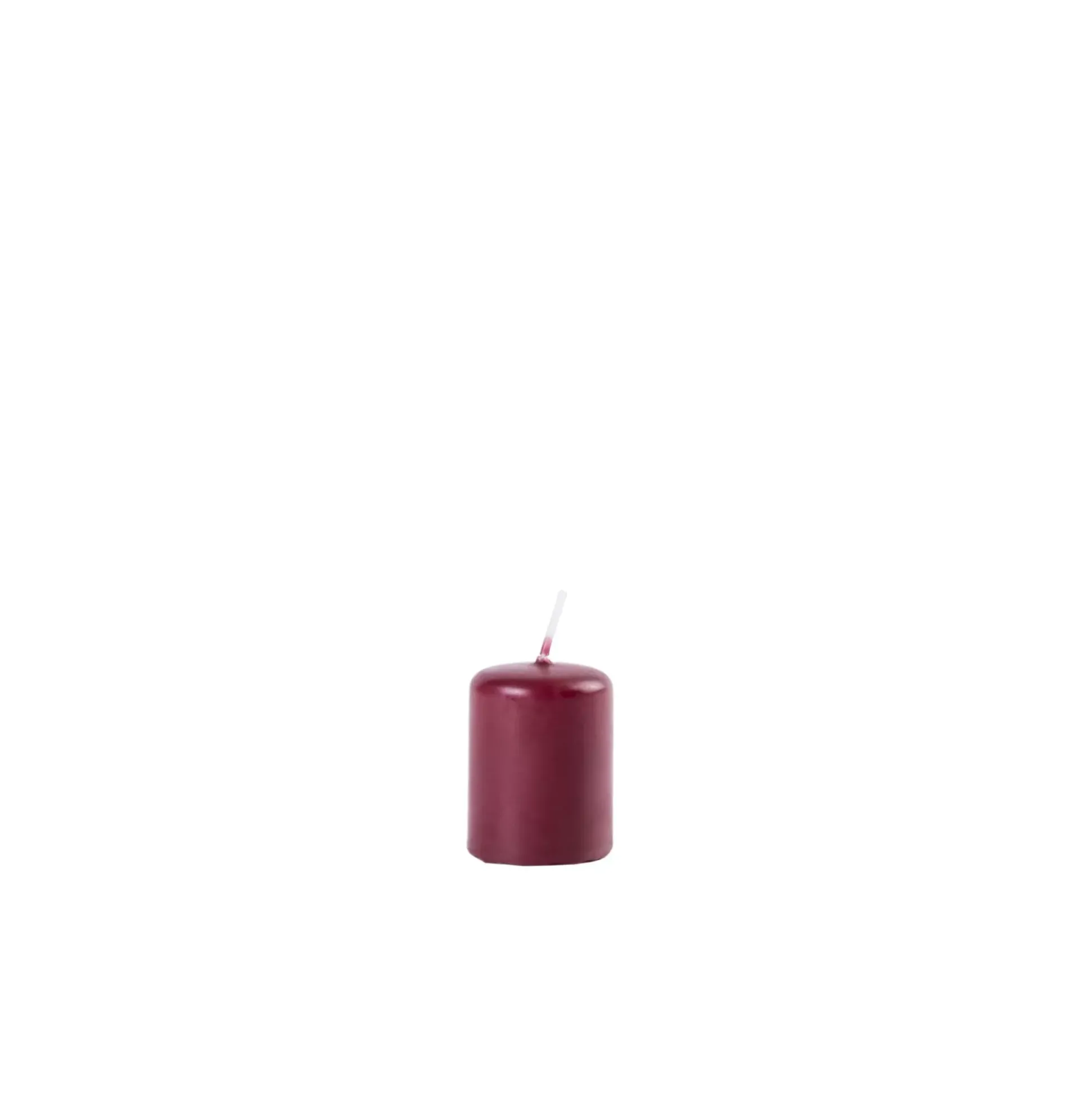 Cilindro Vela Cilindrica Rojo