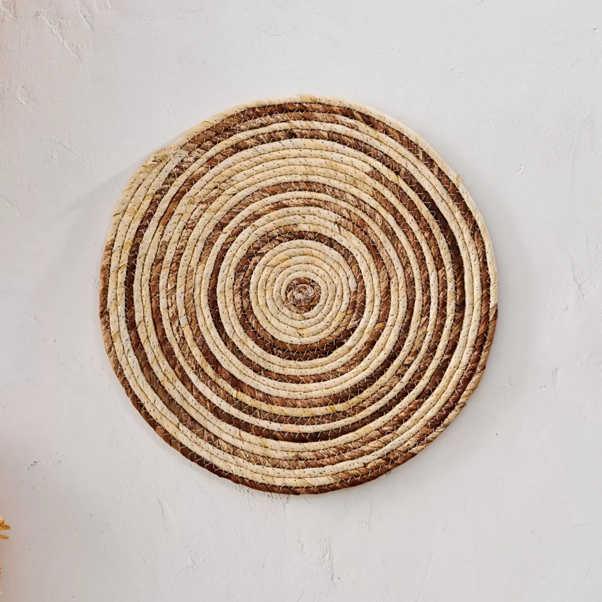 Corn Mantel Individual Marron, Natural