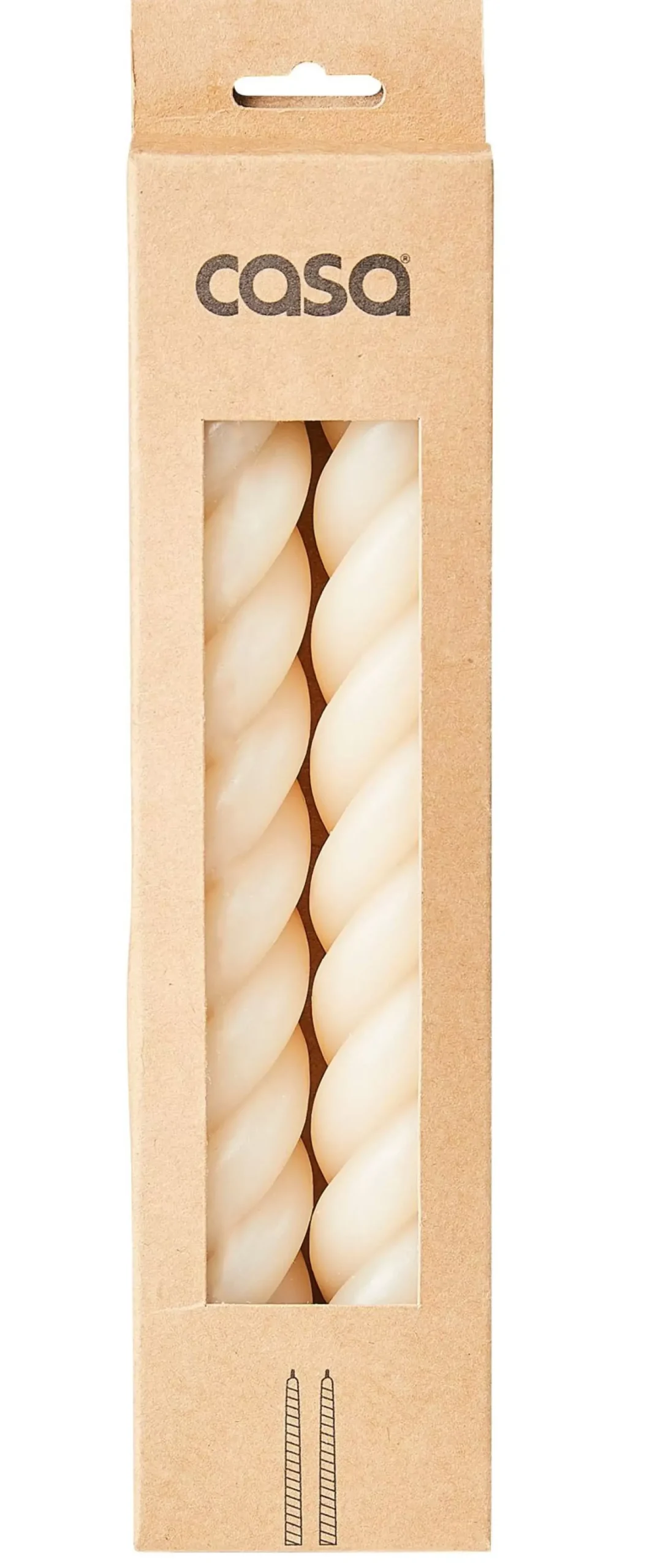 Curl Velas Juego De 2 Beis