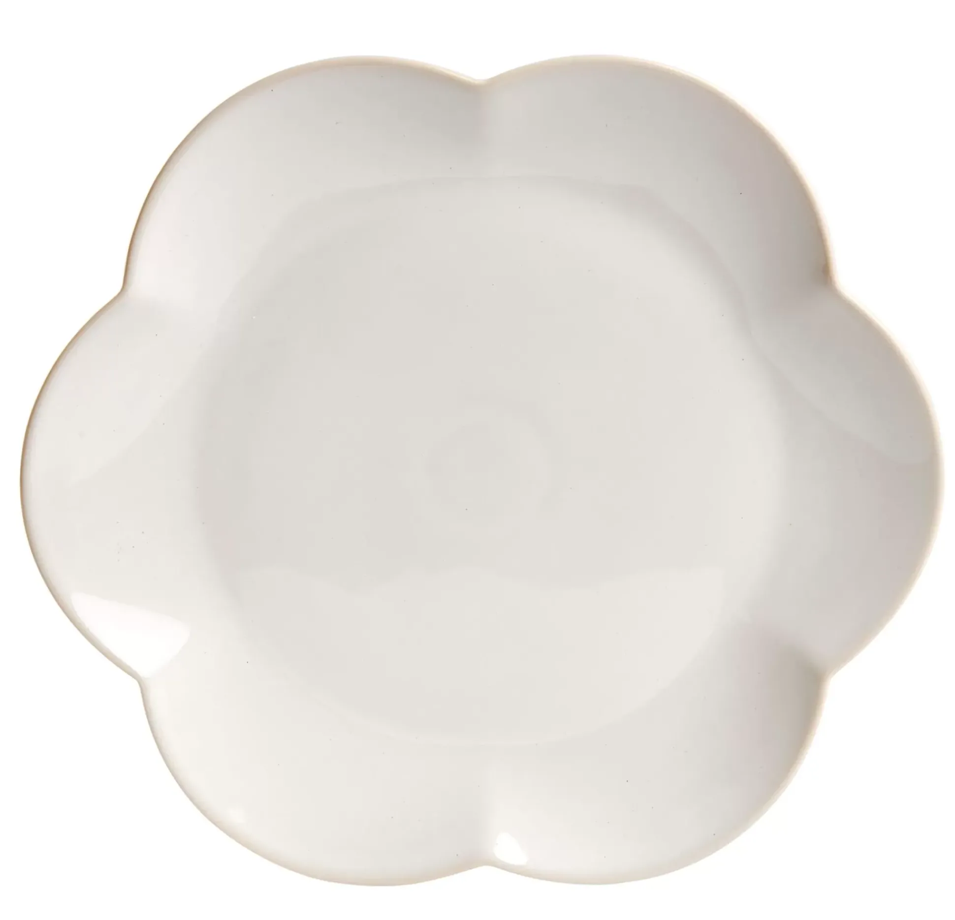 Dahlia Flower Plato Blanco