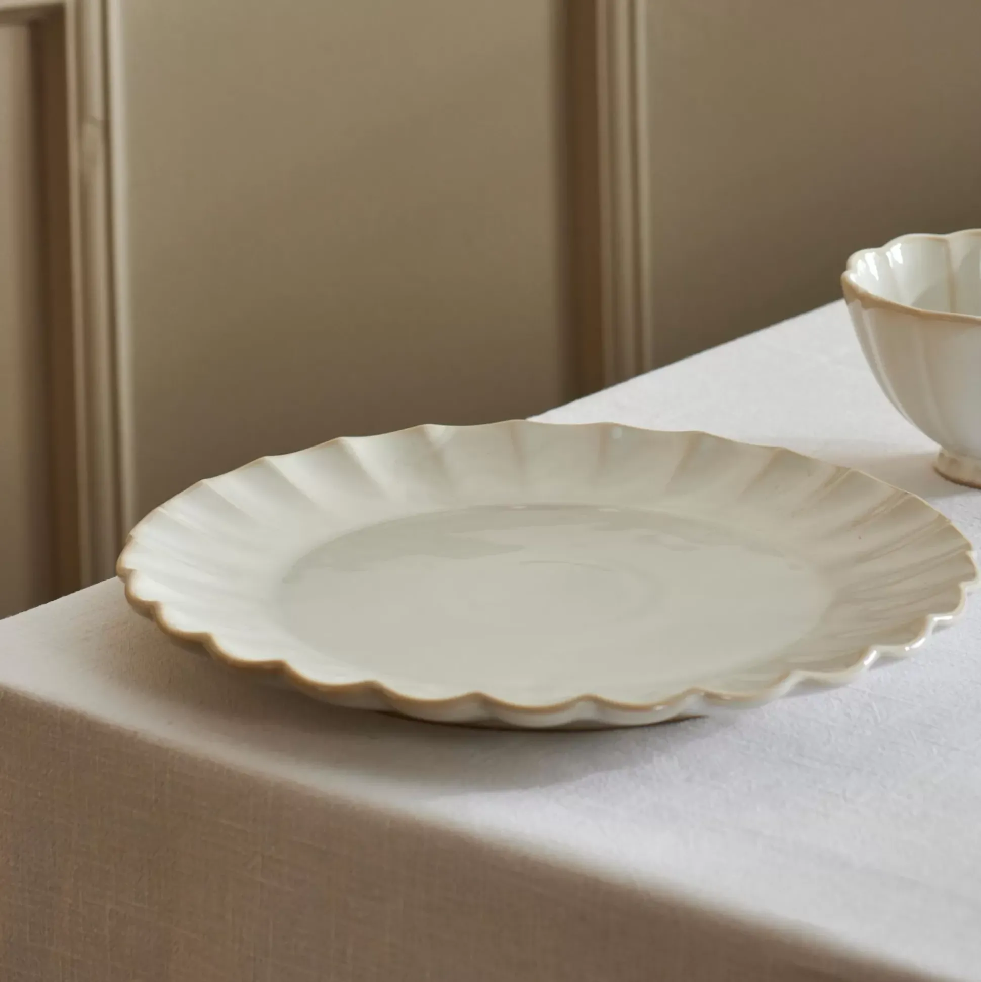 Dahlia Plato Blanco