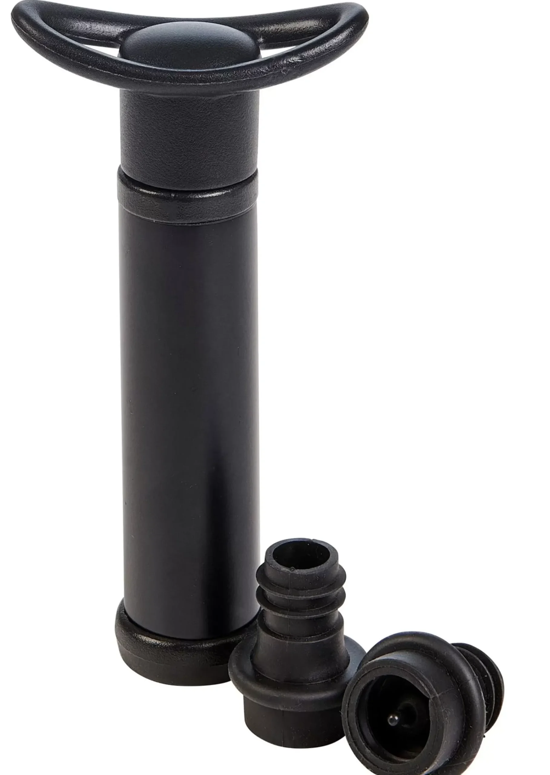 Divino Bomba De Vino Con 2 Tapones De Vino Negro