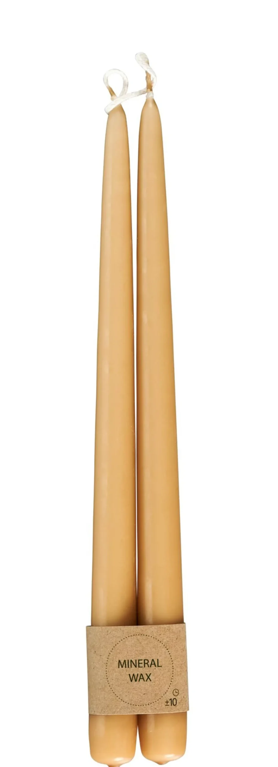 Duo Velas Largas Juego De 2 Marron
