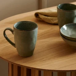 Earth Lagoon Taza Con Asa Verde Claro