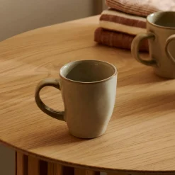 Earth Marl Taza Con Asa Crema