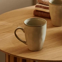Earth Marl Taza Con Asa Crema