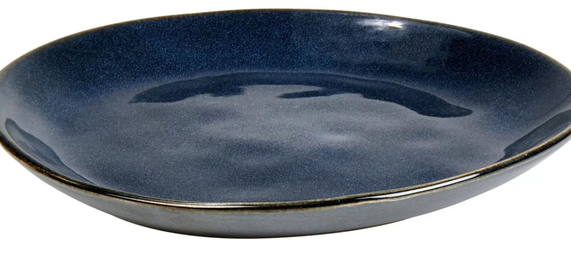 Earth Ocean Plato De Postre Azul