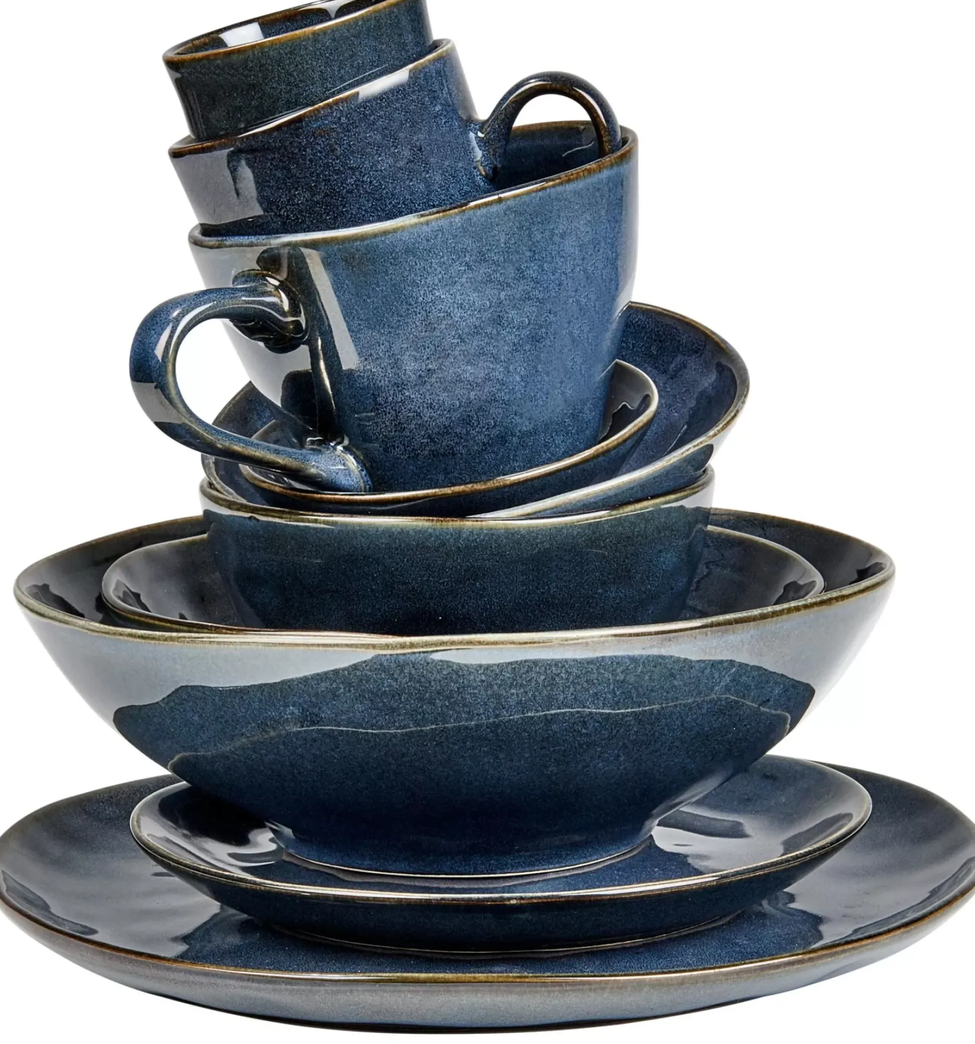 Earth Ocean Plato De Postre Azul