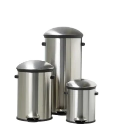 Elegance Cubo Con Pedal 12L Plateado